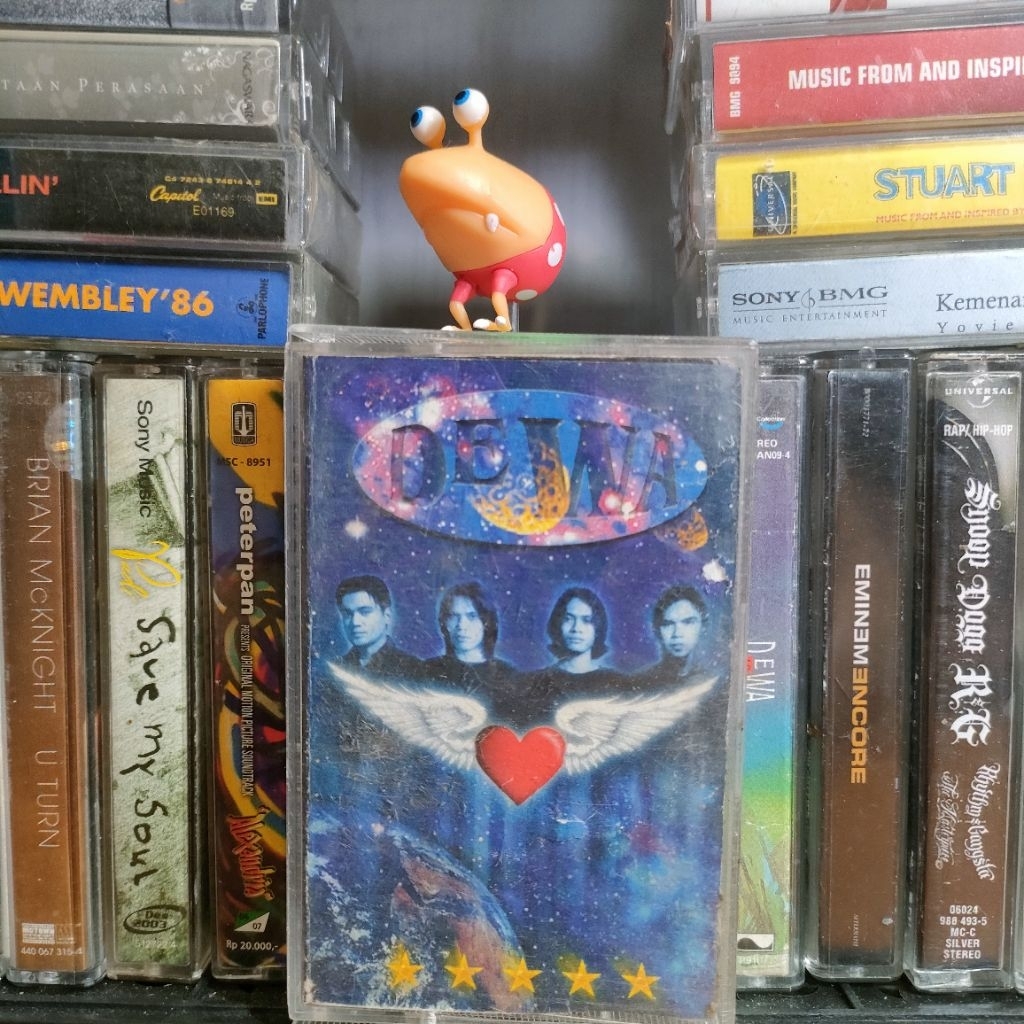 Kaset Pita Dewa Dewa19 Dewa 19 Bintang Lima 5 Roman Picisan cover lengket ke mika baca deskripsi