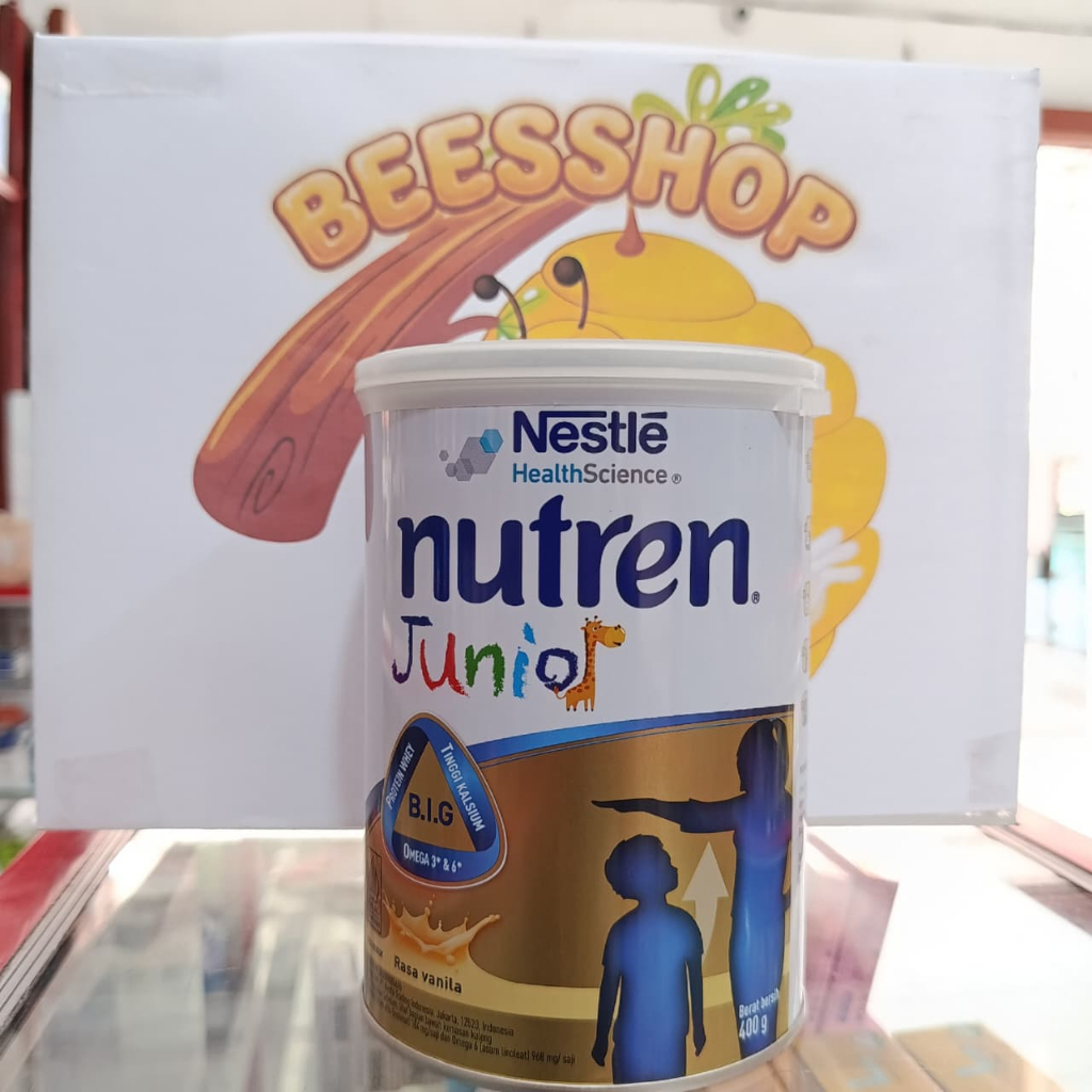 NESTLE Nutren Junior Susu Pertumbuhan Vanila 1-10 tahun Kaleng