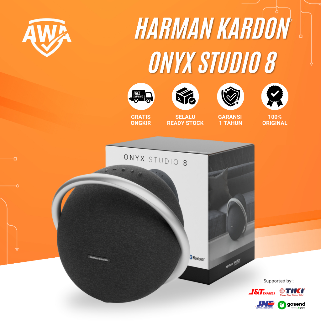 Harman Kardon Onyx Studio 8 Speaker Portable Bluetooth onyx 8 original