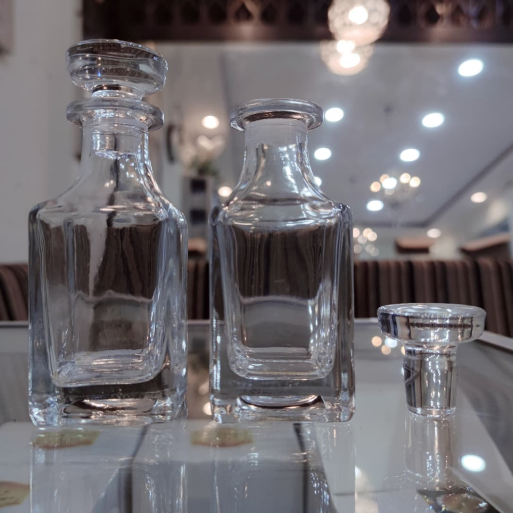 Botol - JIN POLOS 150 ML | Botol parfum kaca kosong display untuk pajangan ( pcs )