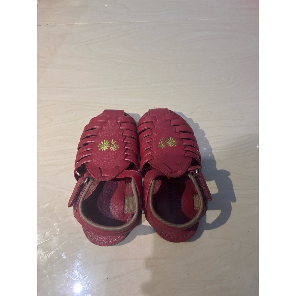 Bohopanna X wearluca Luna sepatu anak cewe-Maroon size:22 pl