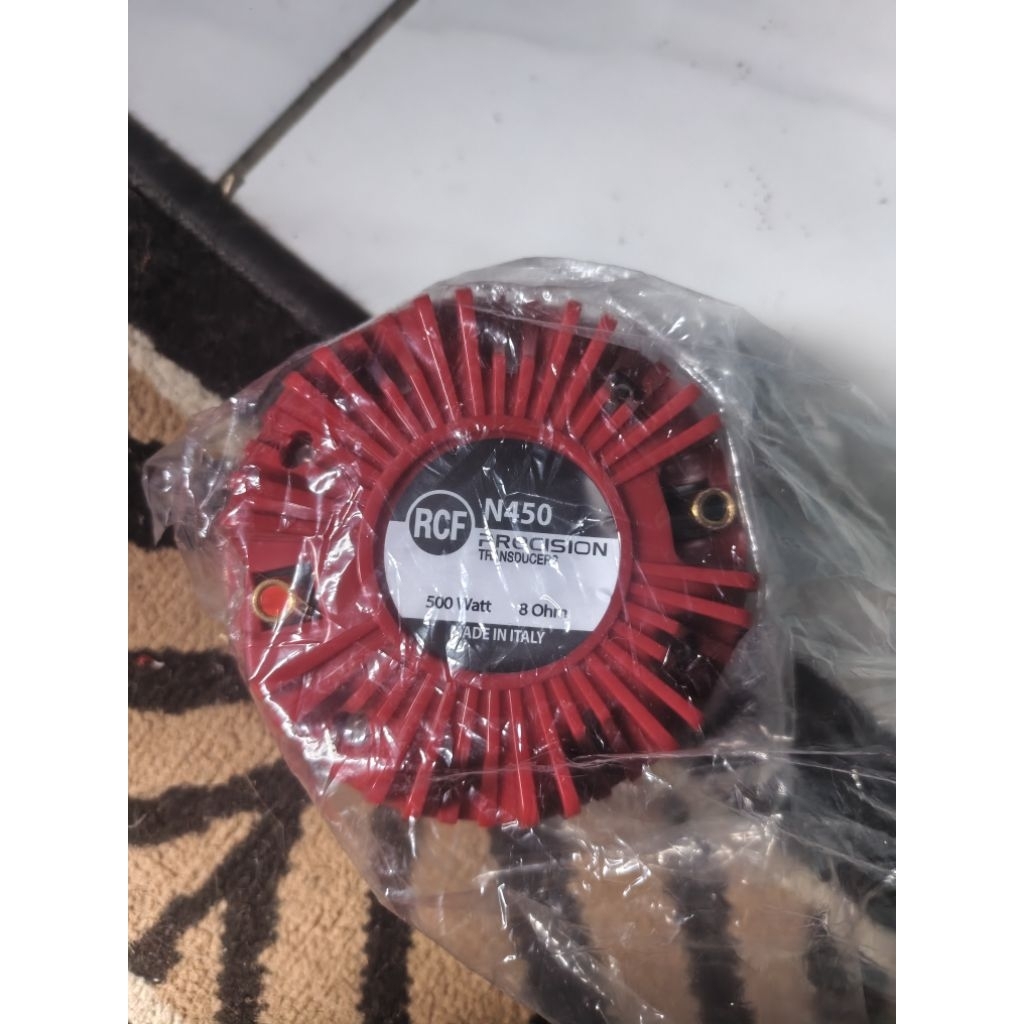 Tweeter RCF N450 - 500W 8 Ohm, Desain Elegan Merah