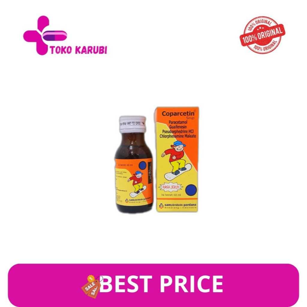 COPARCETIN RASA JERUK SIRUP 60 ML
