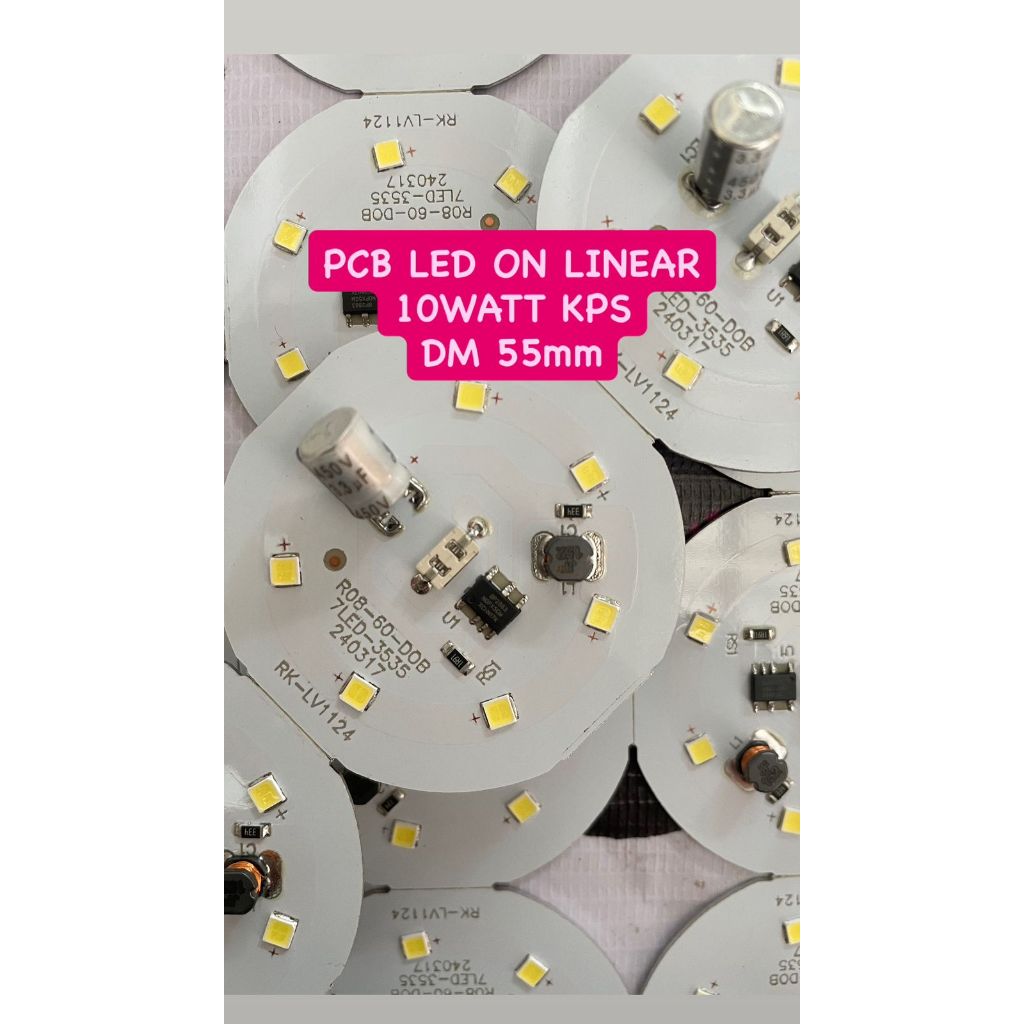 PCB LINEAR ON/HIDUP 10WATT