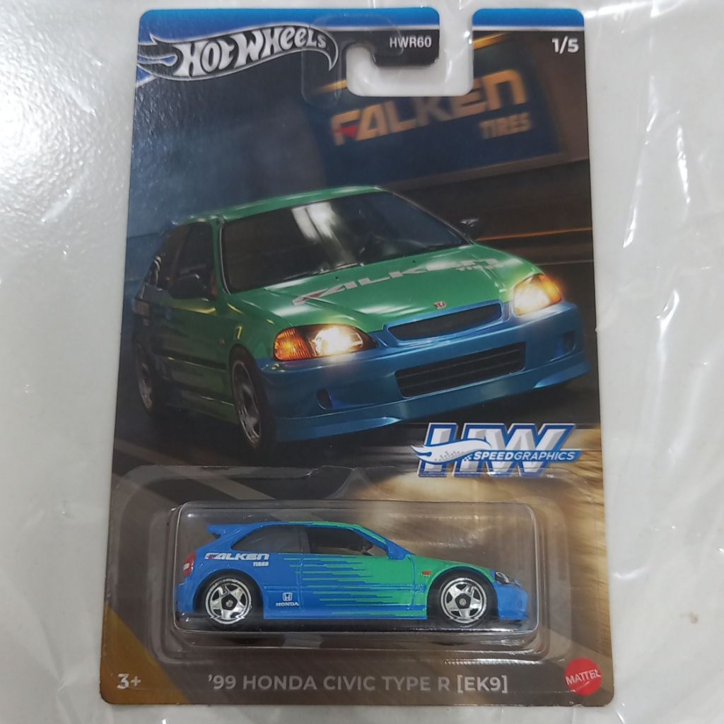 Hot Wheels Honda Civic EK Falken