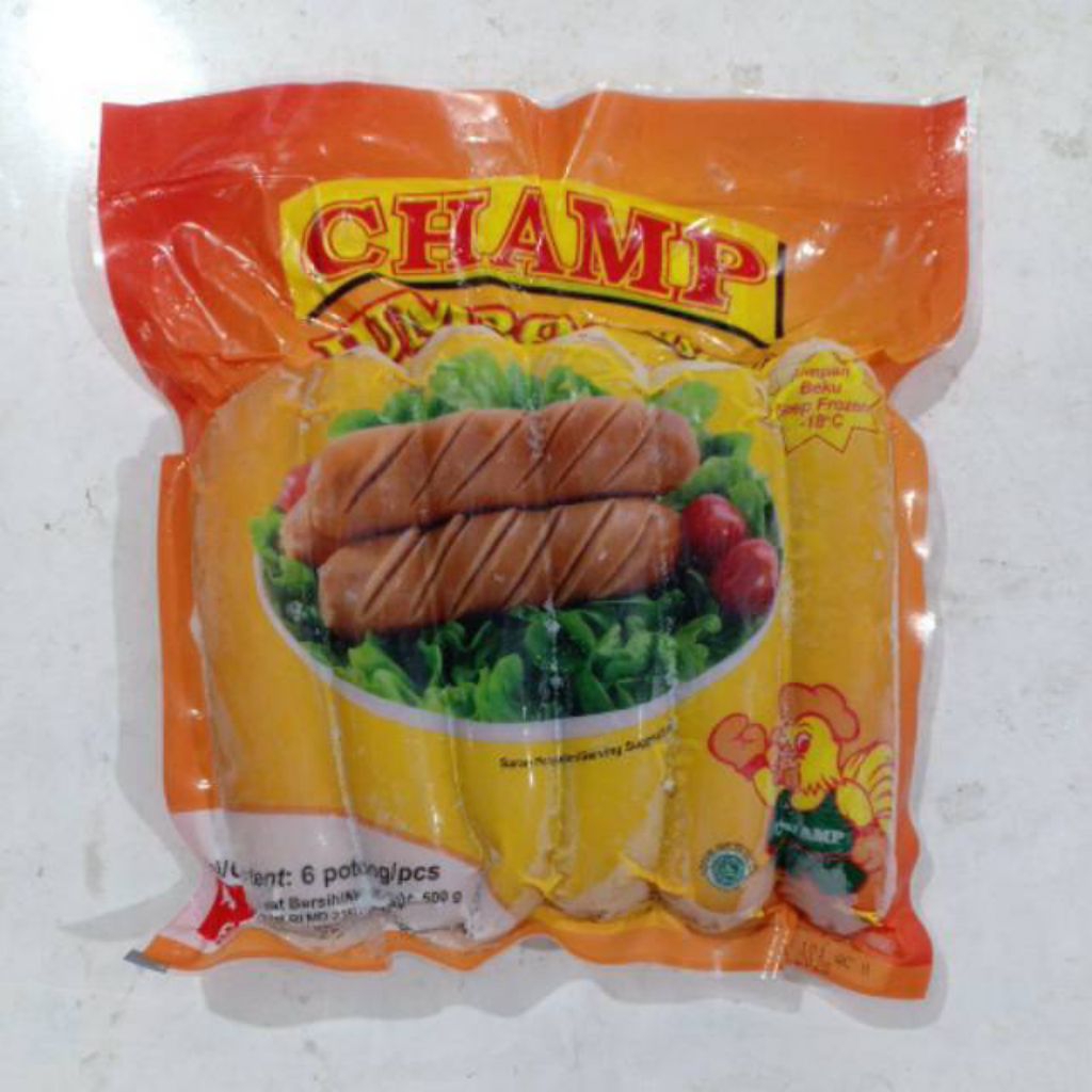 Champ Bakar Sosis Jumbo 500Gr
