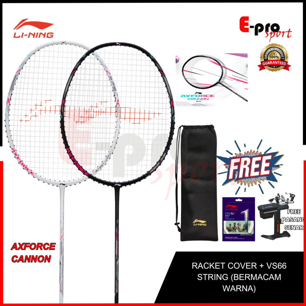 Raket Badminton Lining Axforce Cannon / Li-Ning Axforce Cannon Bulutangkis Li Ning Original