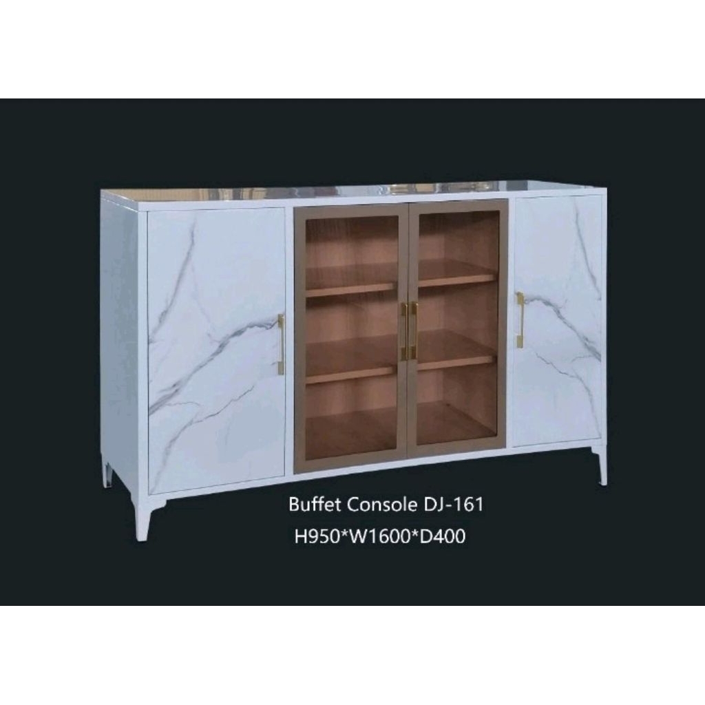 Buffet Konsul Plat Besi Import