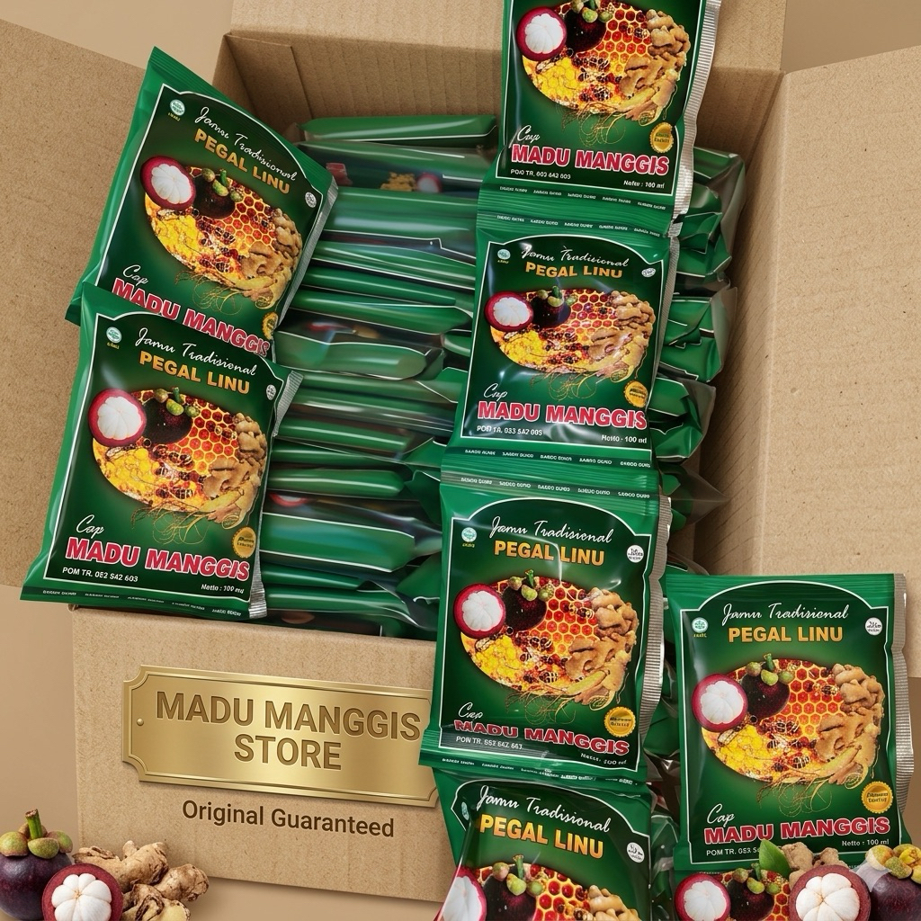 manggis madu 12sachet asli