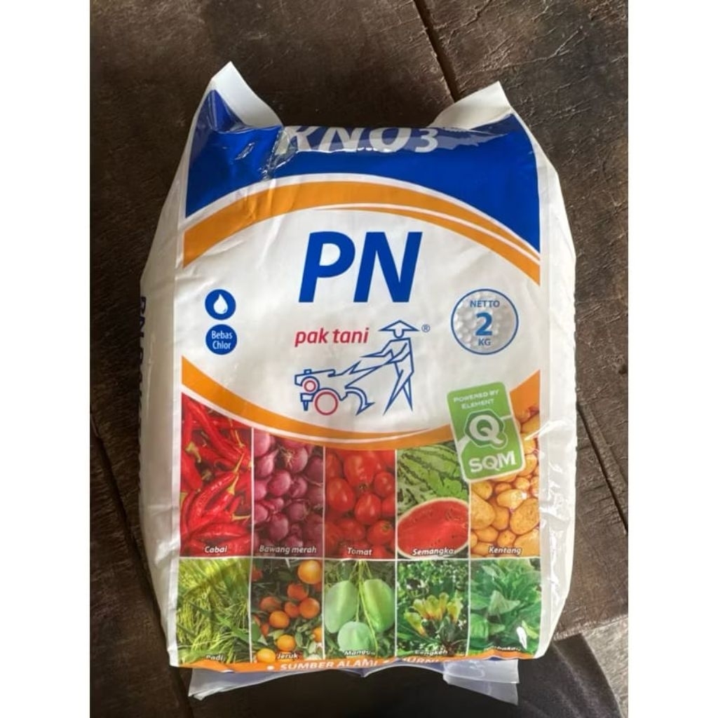 Pupuk KNO3 Putih 2 kg - Pupuk KNO Putih Pak Tani Prill 2kg