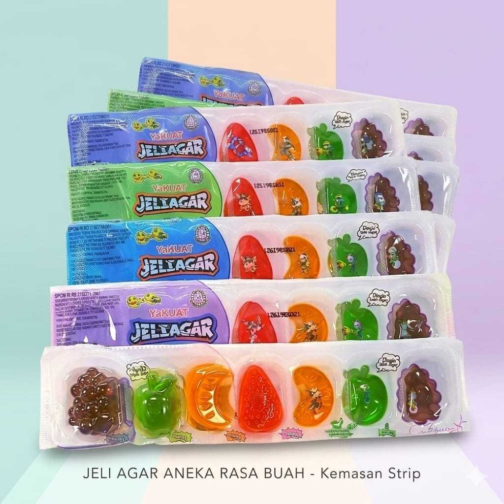 QeQe Snack Anak Jelly Karakter Lucu Aneka Rasa Buah Bentuk Menarik 1 pak isi 20 pcs