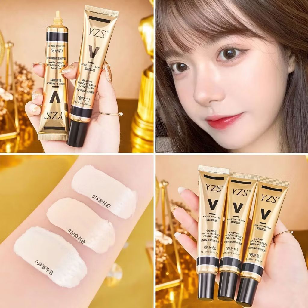 BPOM YZS Concealer Foundation Oil Control YZS BB Cream YZS Glowing Foundation Tahan Lama