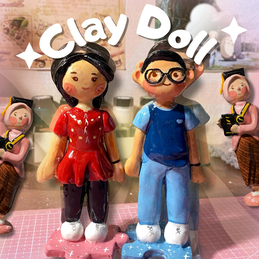 Custom Clay Doll | Figure | Handmade