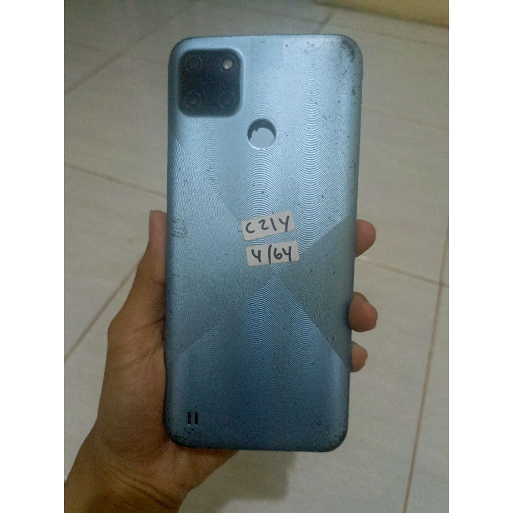MESIN HP MINUS LCD REALME C21Y RAM 4/64 TANPA POLA DAN SANDI BACA DESKRIPSI