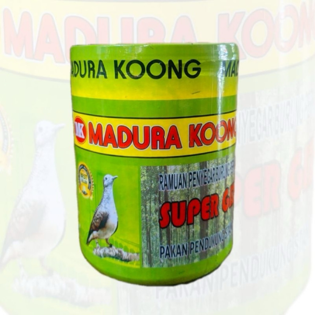 madura koong pakan burung perkutut