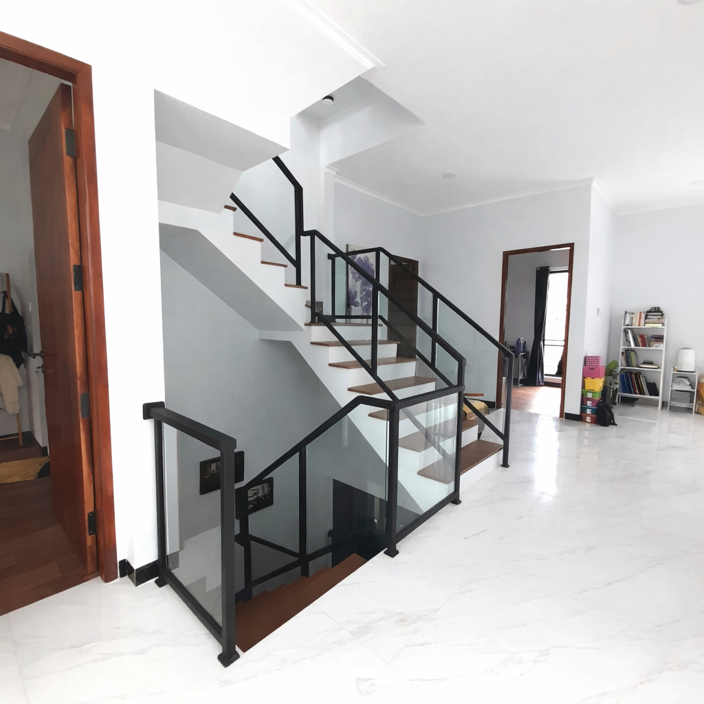 Railing Tangga Rumah Modern.