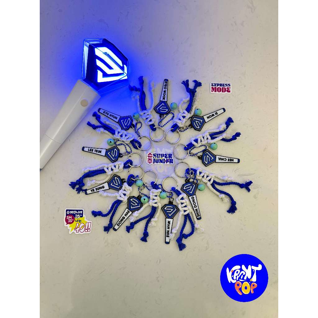 Super Junior Lightstick Mini Keychain E.L.F