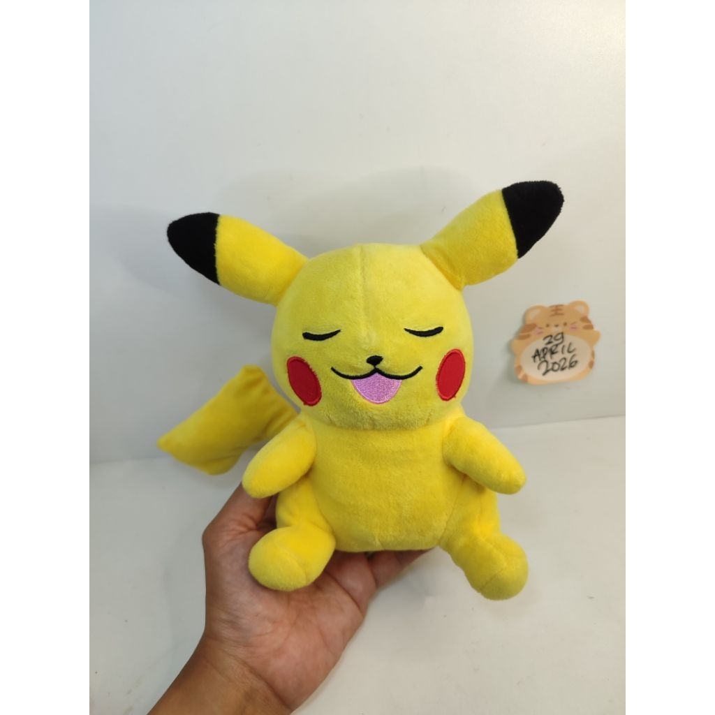 boneka pikachu happy face brand pudar vintage