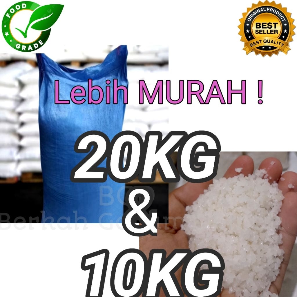 LEBIH MURAH - garam Krosok , garam kasar , Garam Ikan kemasan 20kg 25 kg 30kg  | Garam Serbaguna ala