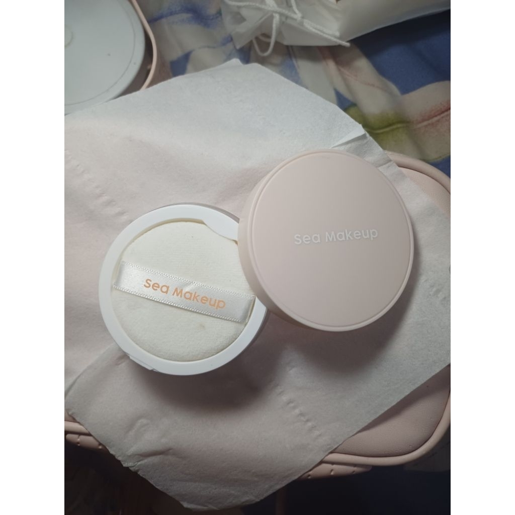 preloved sea makeup loose powder