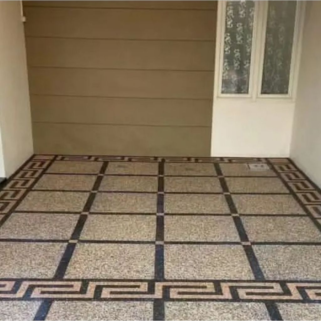 Batu sikat carport lantai garasi/batu koral sikat