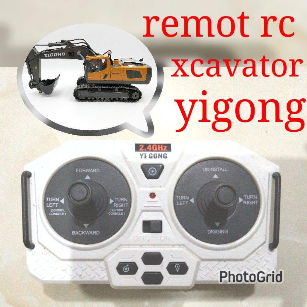 remote remot rc excavator yigong