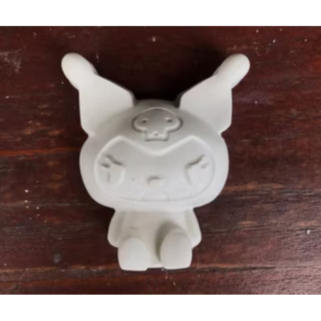 patung gypsum, atau gipsum bentuk kuromi patung gypsum mainan anak bentung kuromi patung gypsum