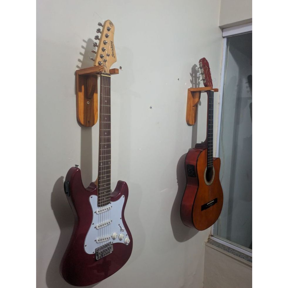 rak gitar-rak gitar kayu - rak gitar aestetic - stand gitar