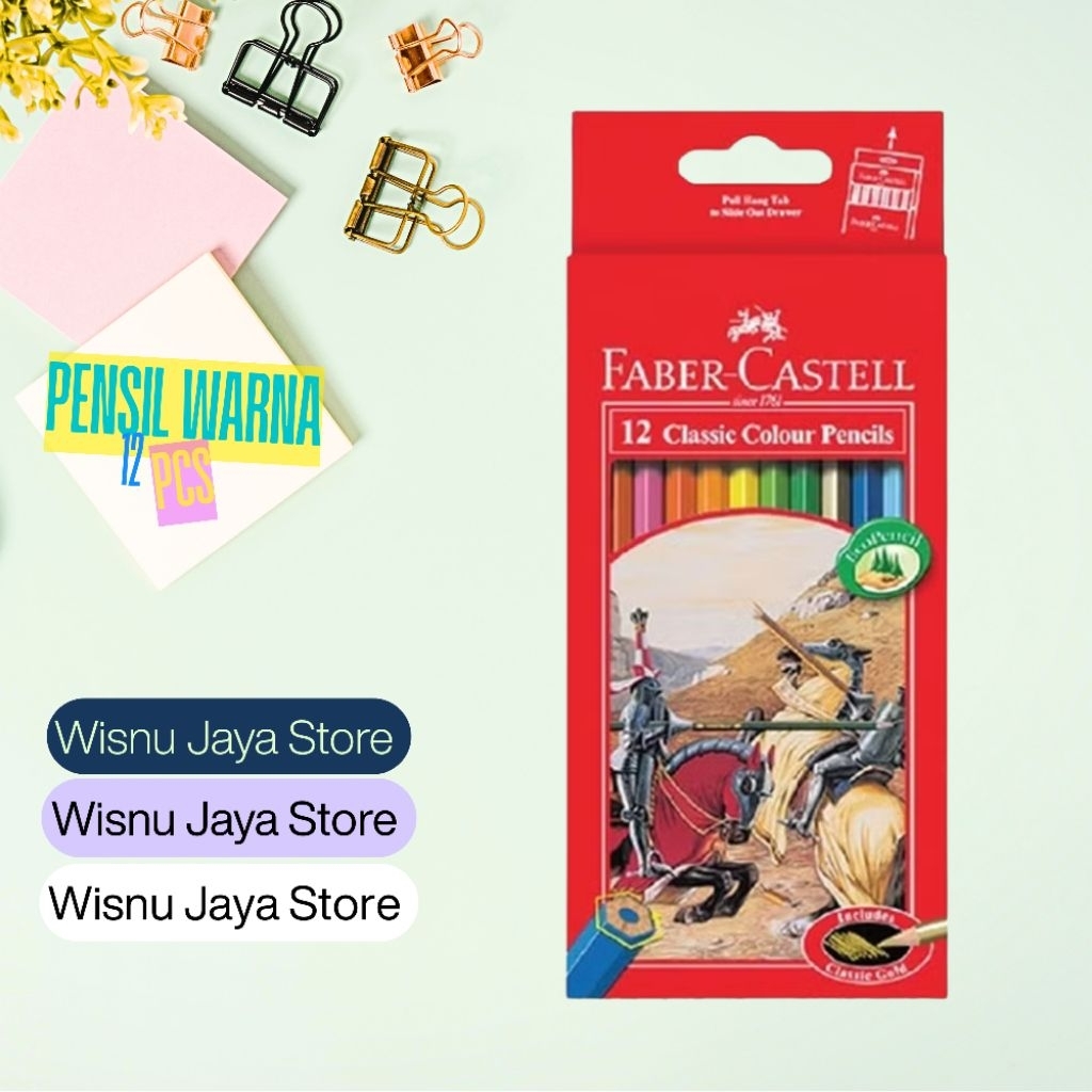 PENSIL WARNA FABER-CASTELL / PENSIL WARNA FABER-CASTELL 12