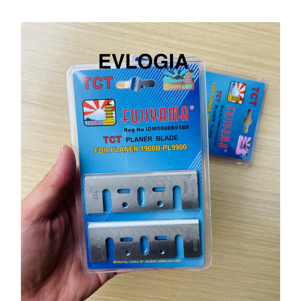 Mata Pisau Planer TCT FUJIYAMA / Pisau Sugu TCT Mata Ketam FUJIYAMA
