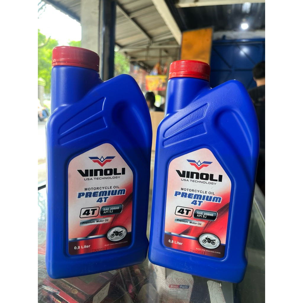 VINOLI OLI MOTOR 10W-40/ 10W-30 OLI MESIN 4T HALUS & TAHAN PANAS