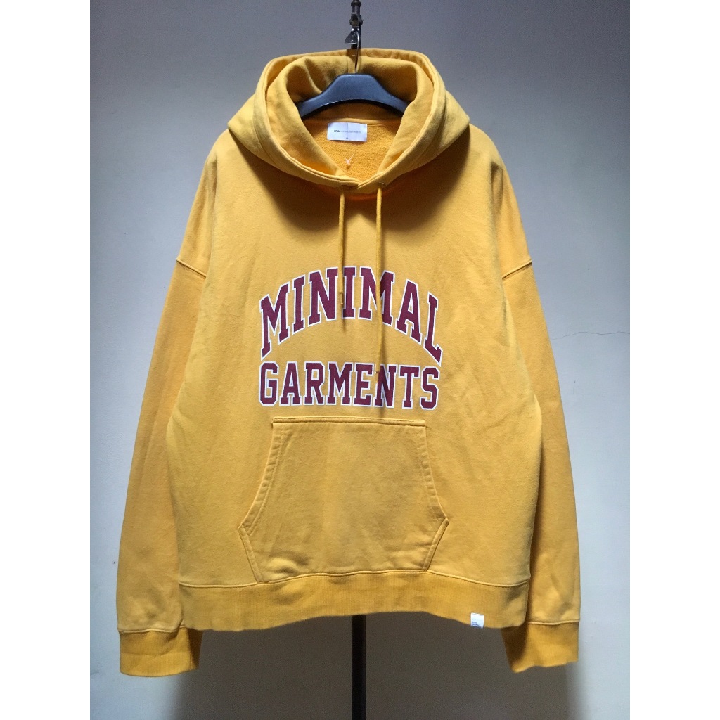 Pullover Hoodie Liful Minimal Garments Mustard