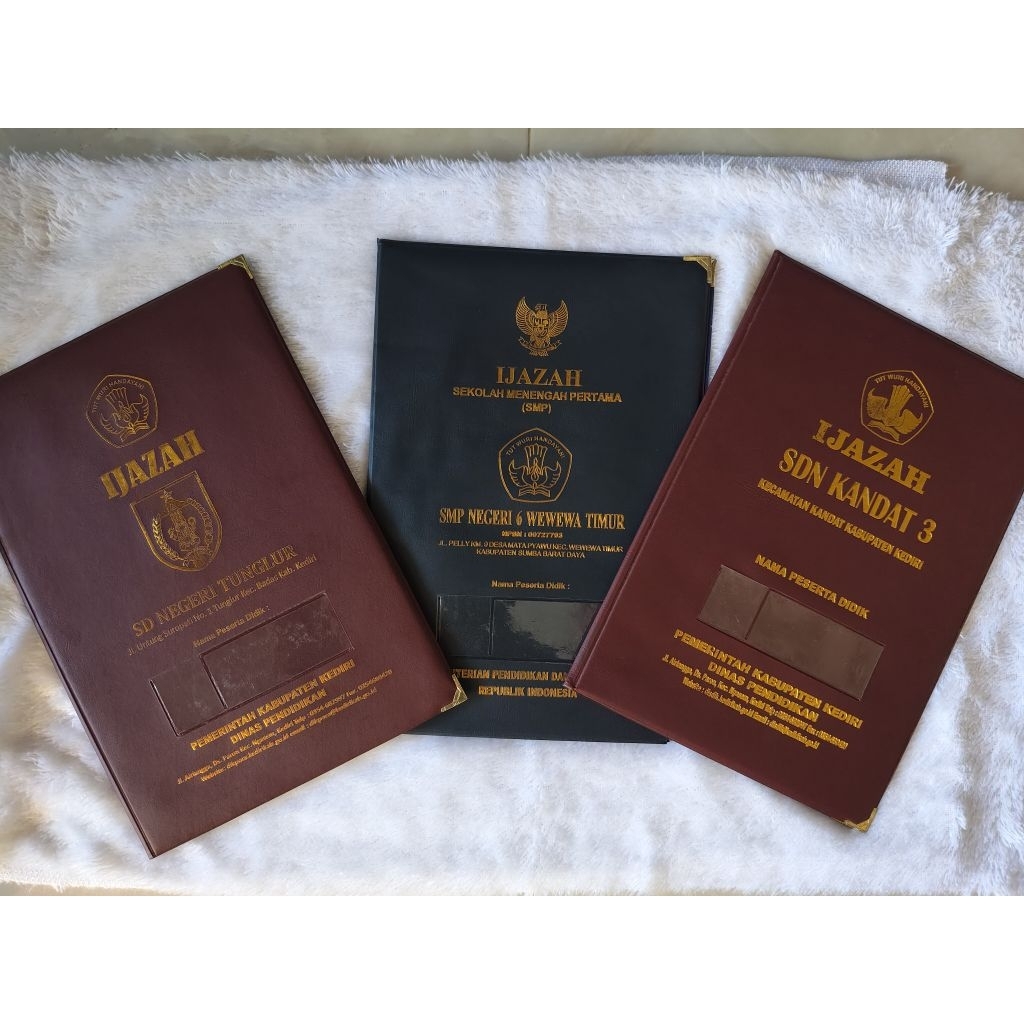 MAP IJAZAH DAN RAPORT CUSTOM DESIGN MODEL HOTPRINT