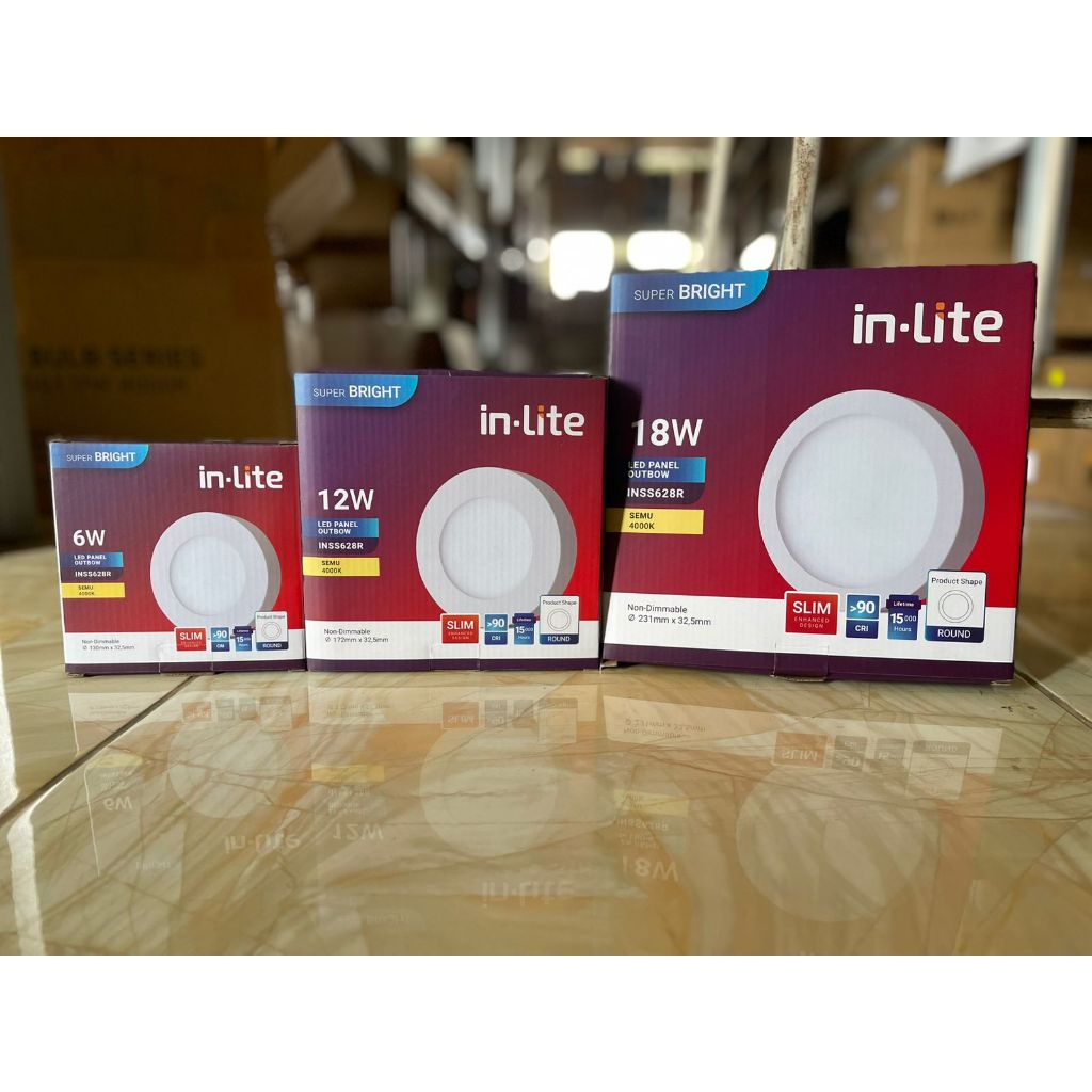 INLITE LED PANEL RO OB 4000K INSS628R