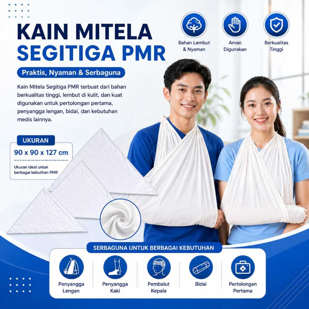 Kain Mitela Pmr Pramuka Kain Segitiga Jumbo