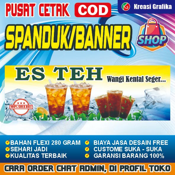 spanduk es teh jumbo 3000 / spanduk es teh jumbo / spanduk es teh jumbo 5000