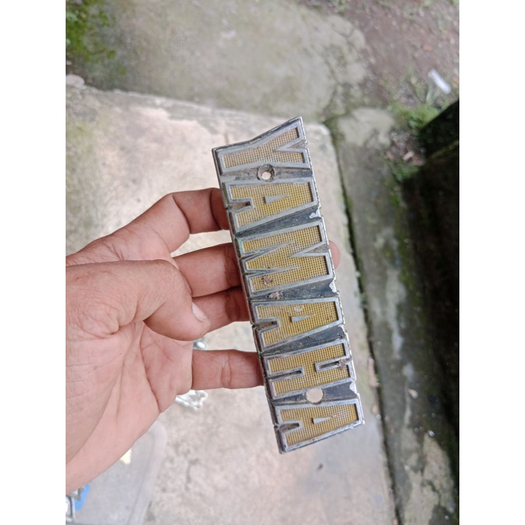Emblem tangki yamaha Rx 100/125 original