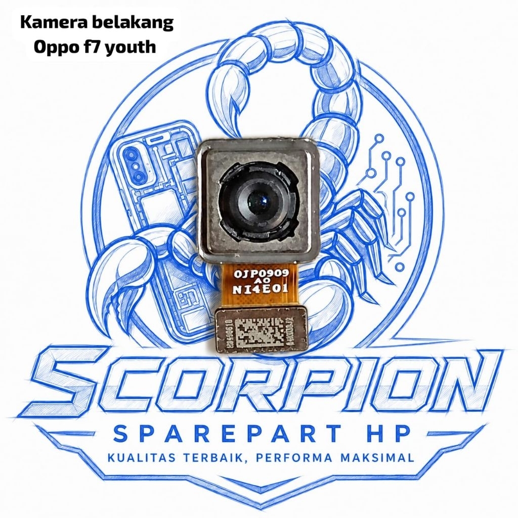 kamera belakang Oppo f7 youth