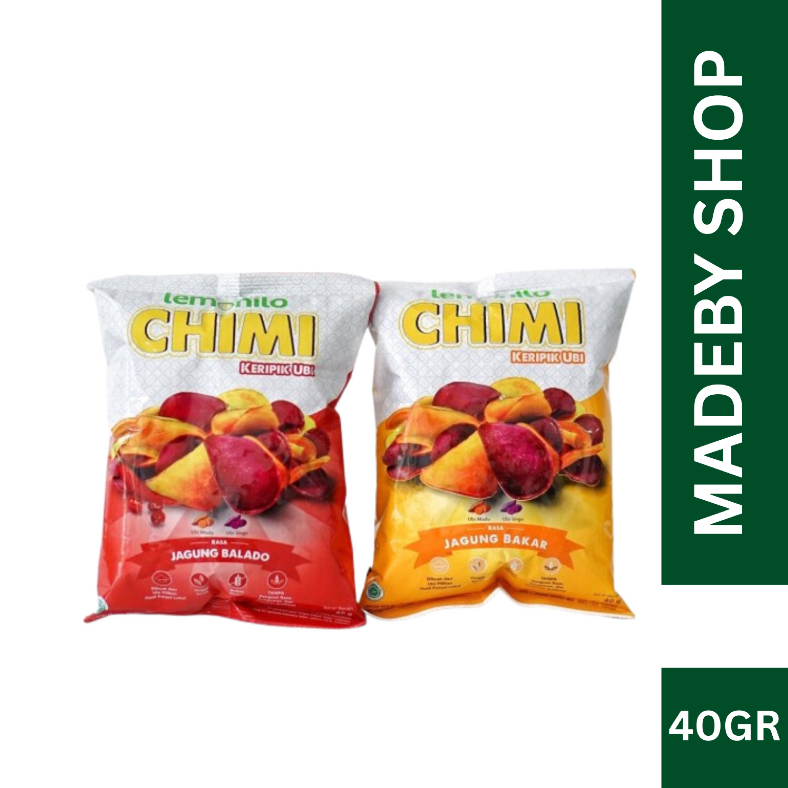 Lemonilo Chimi Kripik Ubi 40Gr I Snack Cemilan Diet Sehat I Snack Diet I Camilan Diet Snack Makanan 