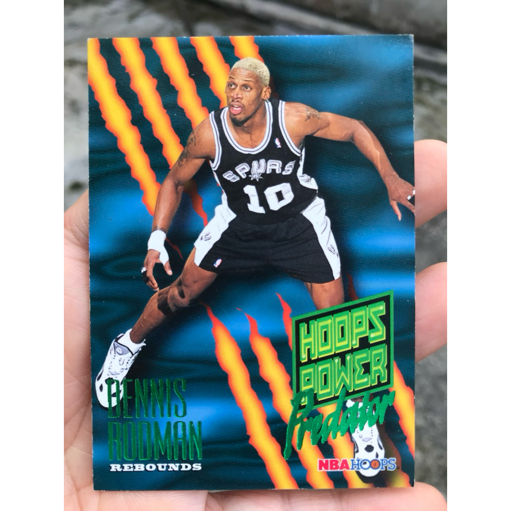 DENNIS RODMAN KARTU NBA HOOPS POWER PREDATOR 1995 BASKETBALL CARD