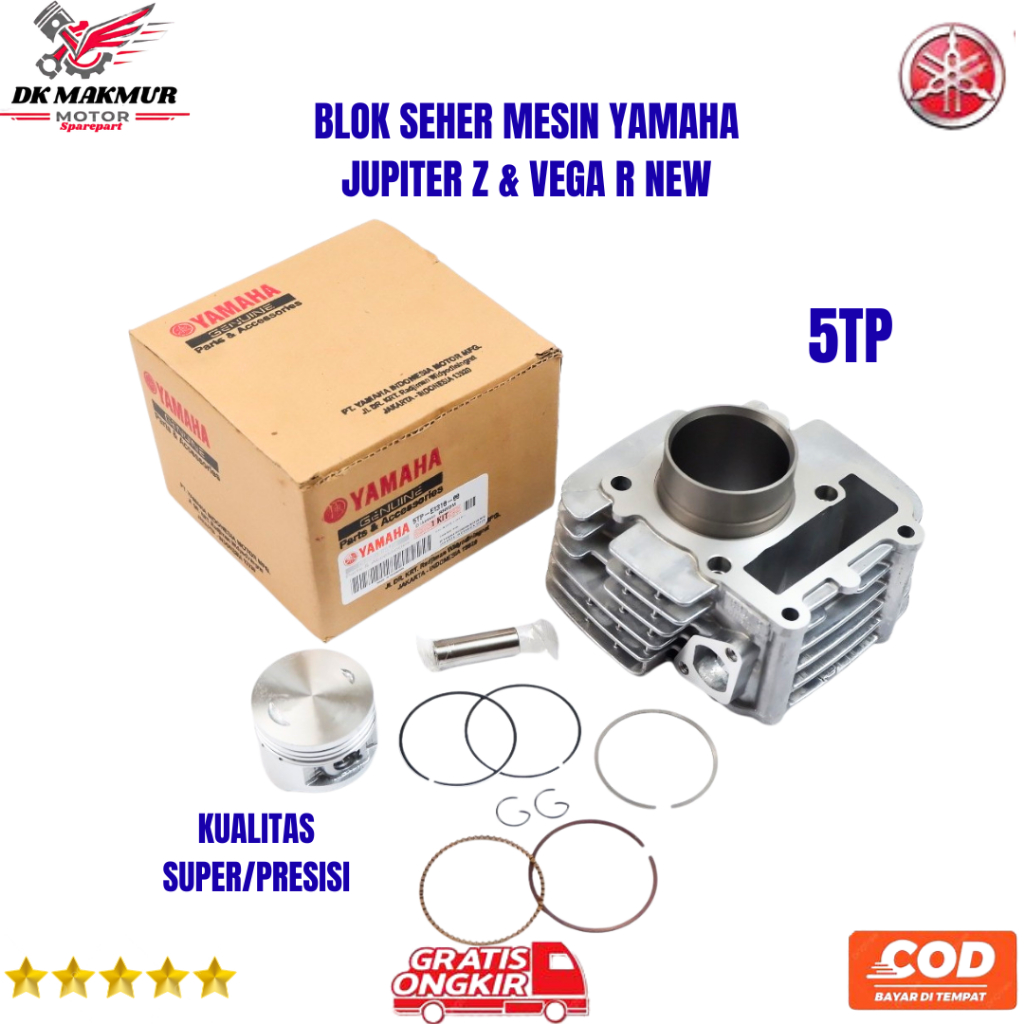 ori Blok Seher Mesin Yamaha Jupiter Z & Vega r new - 5TP