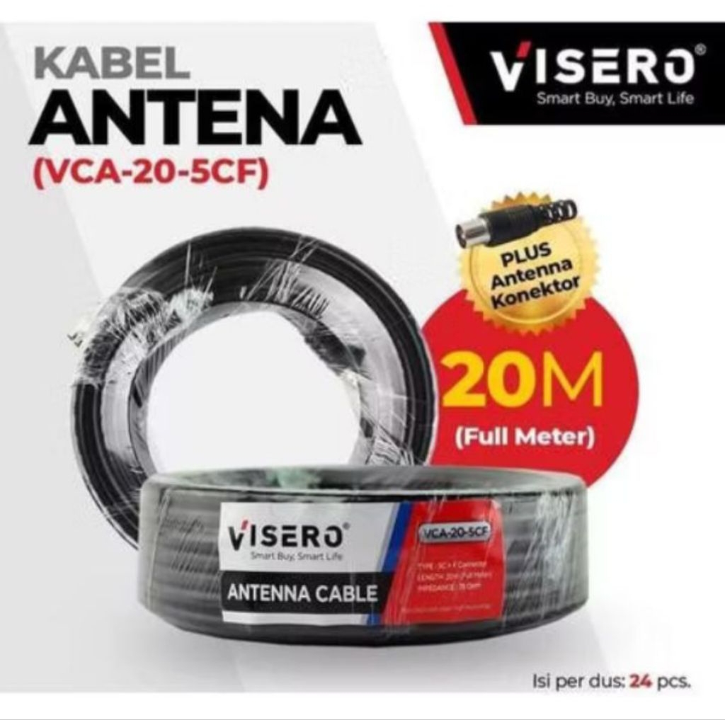 KABEL ANTENA TV DIGITAL 20 METER ORIGINAL
