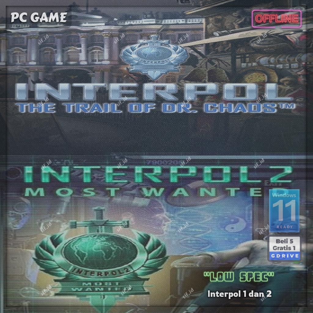Interpol The Trail of Dr. Chaos - Interpol 2 Most Wanted - PC Game