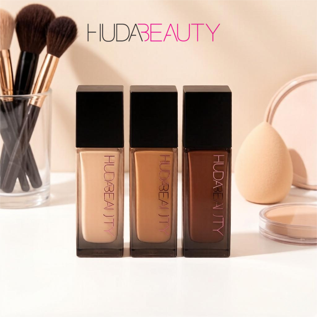 Huda Beauty FauxFilter Luminous Matte Foundation 35ml Full Coverage Tahan Lama Halus Wajah