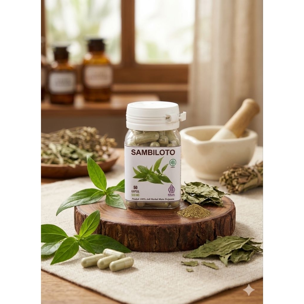 Kapsul SAMBILOTO original herbal