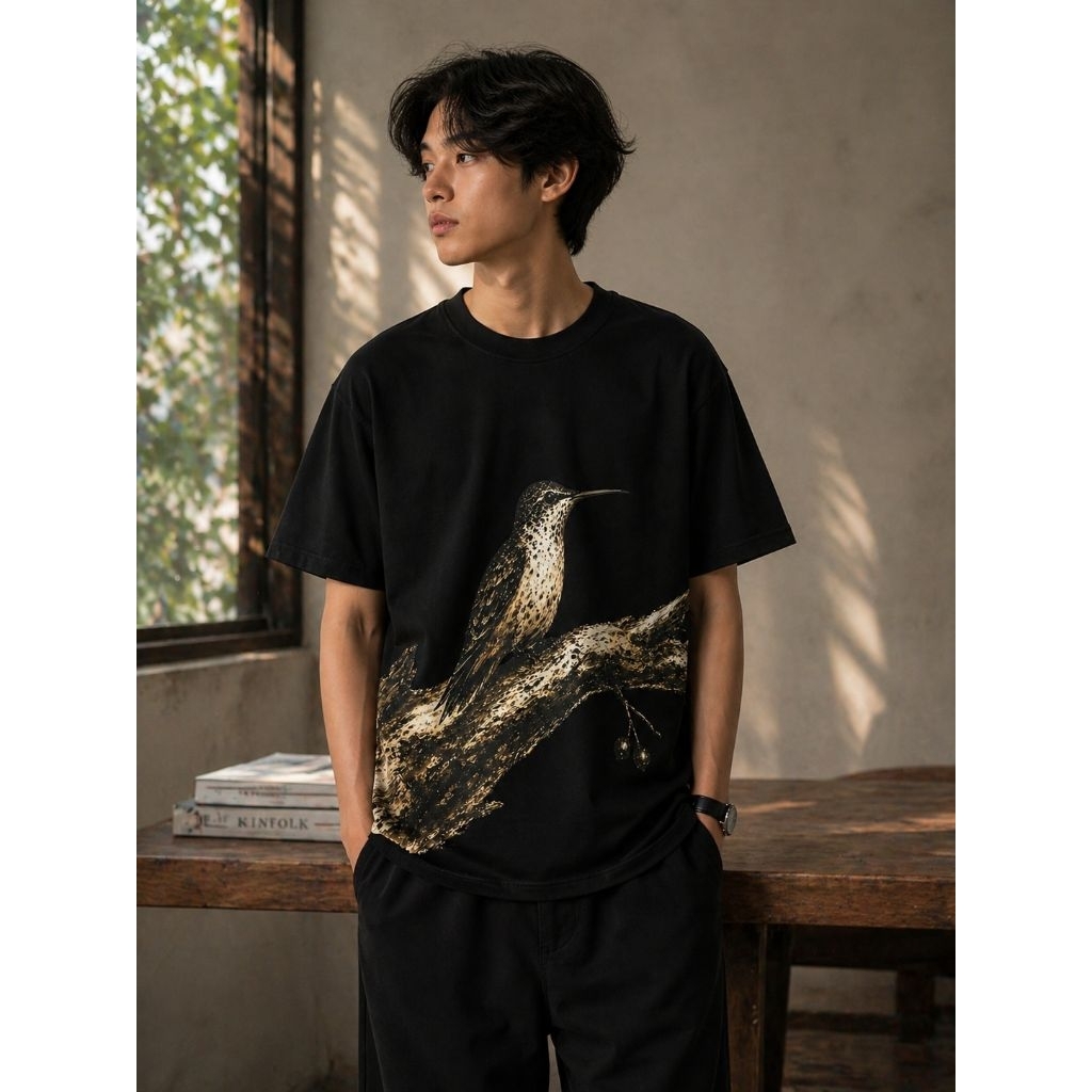 STANG Silent Perch T-Shirt – Premium Cotton Graphic Tee Unisex