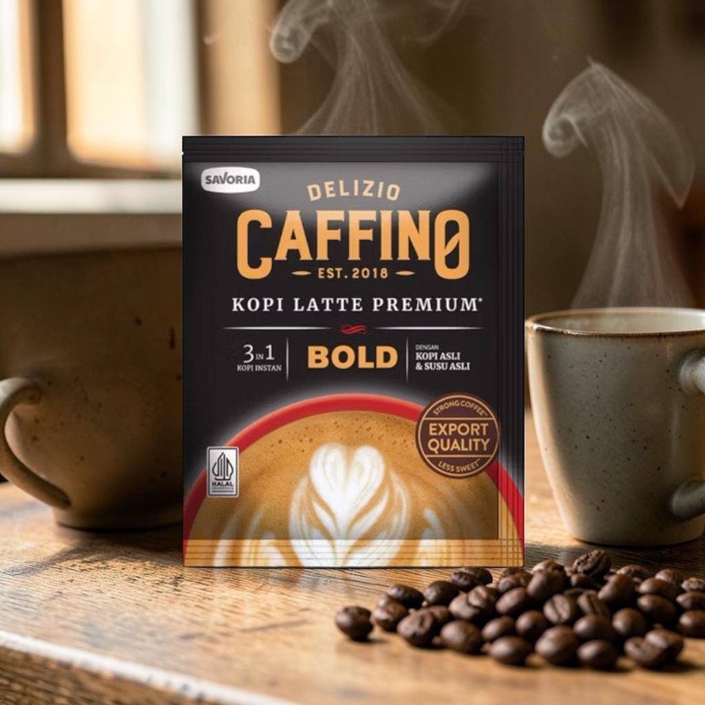 Caffino Bold Kopi Sachet 1 Renceng isi 10 Sachet