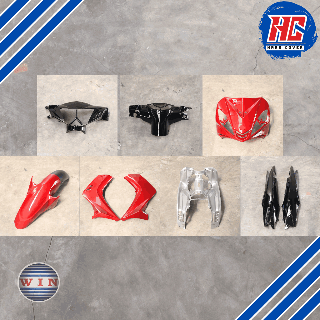 WIN - SATUAN Body Halus JUPITER MX OLD MERAH MAROON