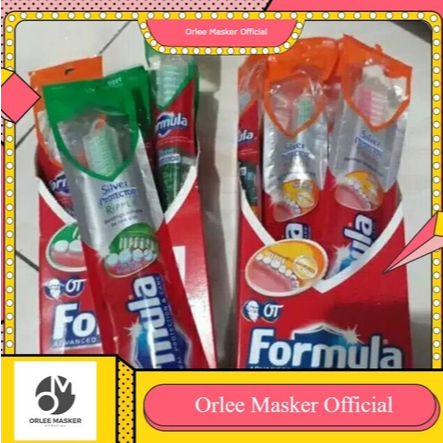 SIKAT GIGI FORMULA 1 LUSIN ( ISI 12 pcs) Dewasa TERMURAH original