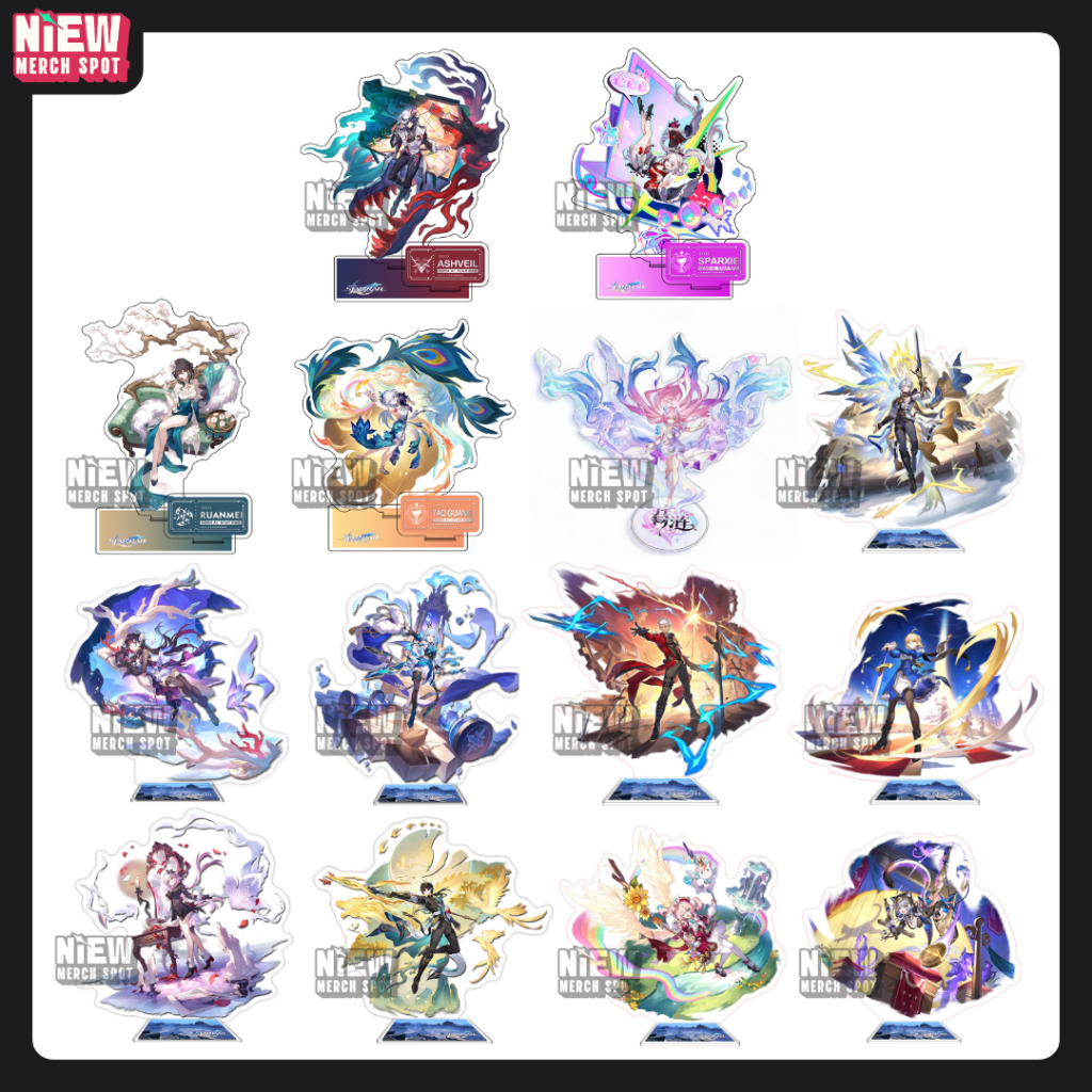 Honkai Star Rail HSR Phainon Hysilens Cerydra Saber Archer Standee Akrilik Acrylic Standee
